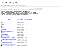 Tablet Screenshot of landoleet.org